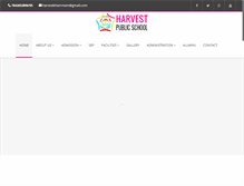 Tablet Screenshot of harvestpublicschool.com